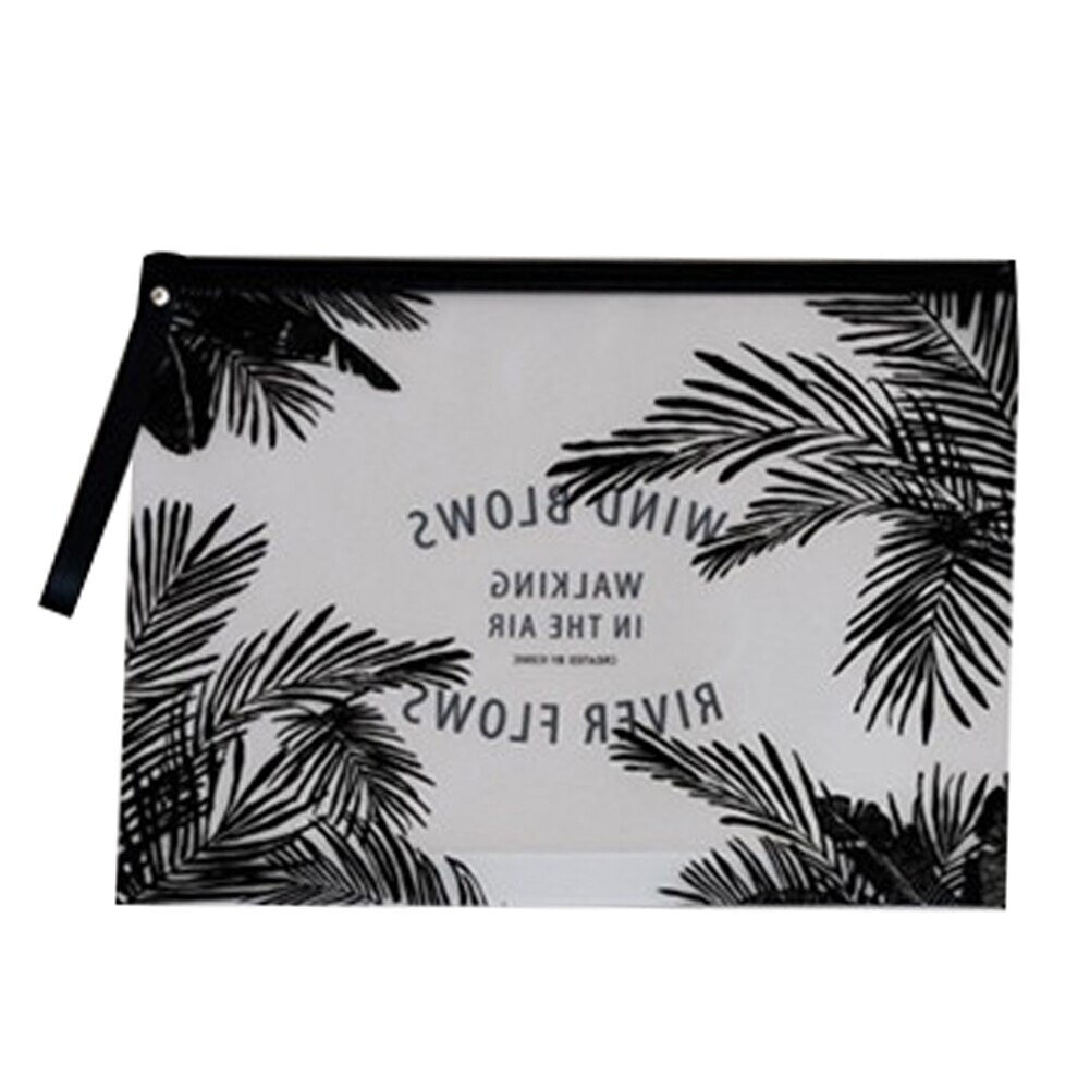 Tragbare PVC Wasserdicht transparent Druck machen-hoch Tasche Schreibwaren Lagerung Beutel