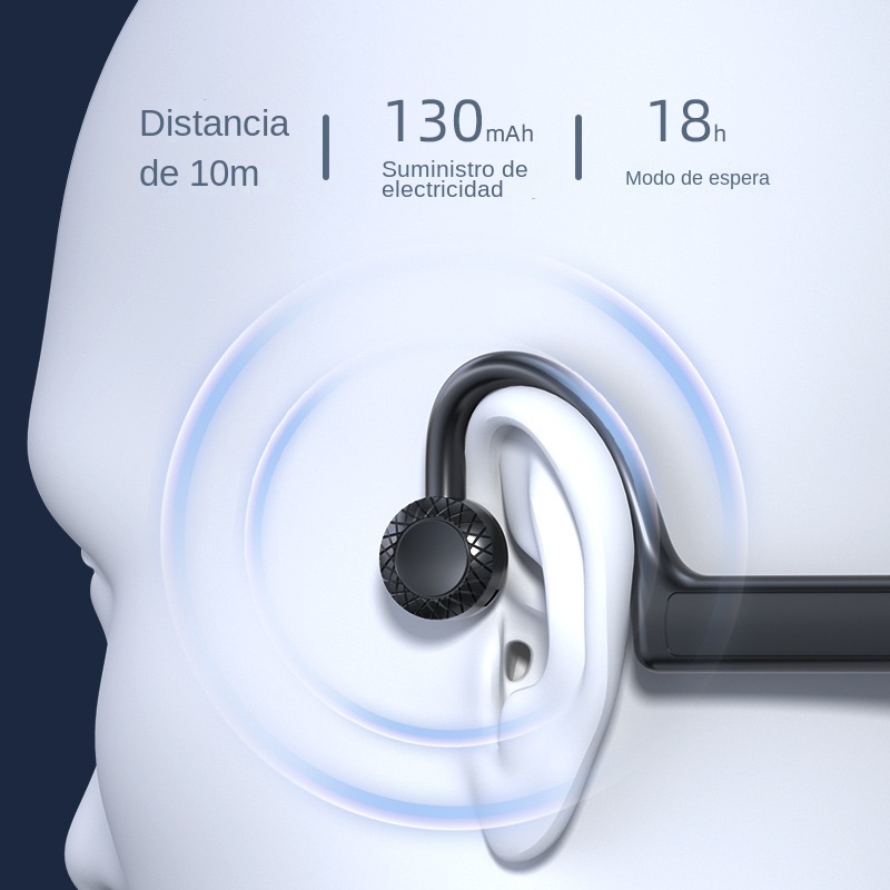 Ks19 cuffie bluetooth a conduzione ossea auricolari sportivi auricolari wireless impermeabili con microfono gancio auricolare tws bassi hifi tws stereo