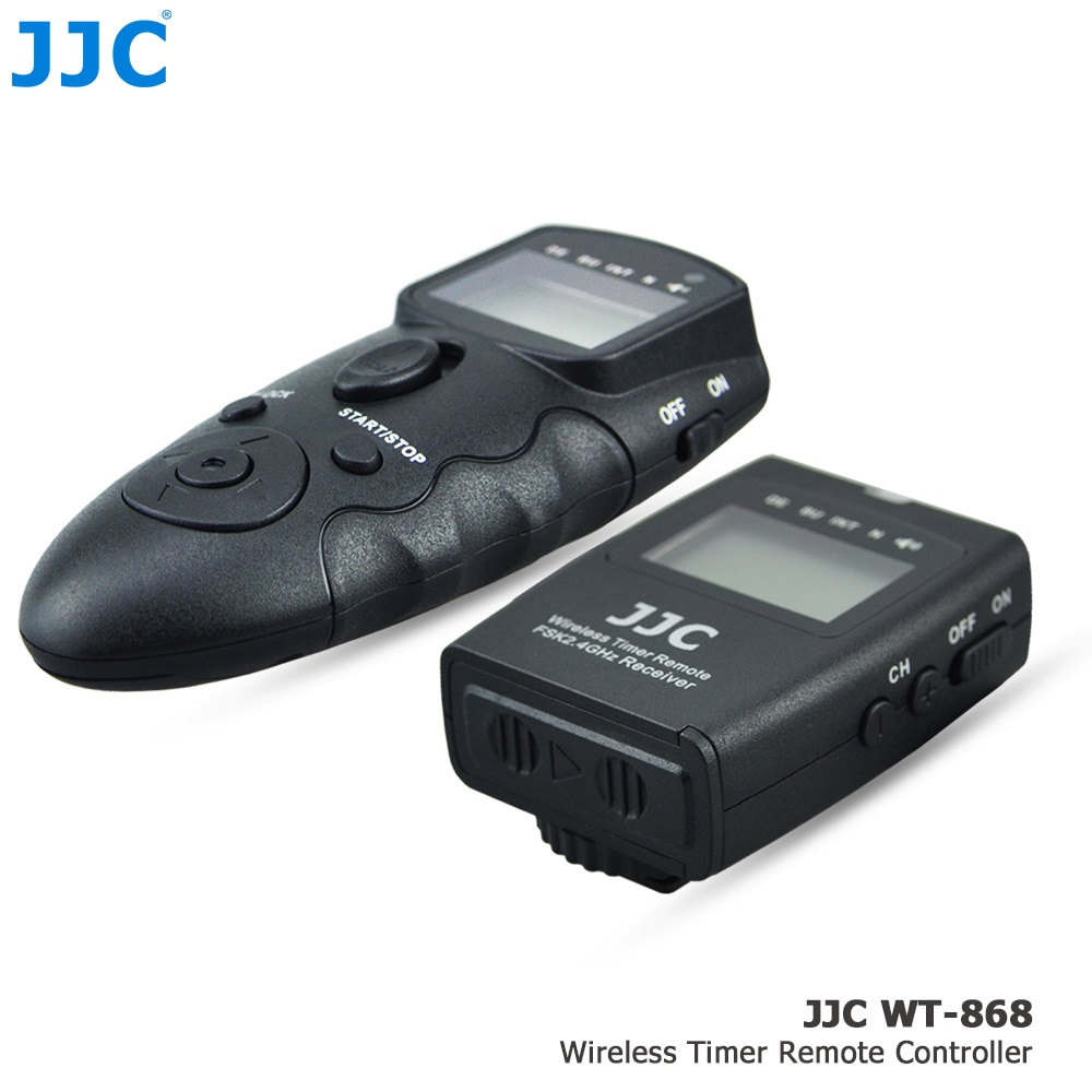 JJC 2.4GHz 56 Channels DSLR RF Wireless Timer Remote Control for SONY Camera with Multi Interface