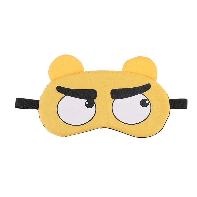 Slaap Oogmasker Slaapmasker Katoen Kat Ooglap Slaapmasker Leuke Eye Cover Travel Rest Eye Band Slapen Aid Blinddoeken: C