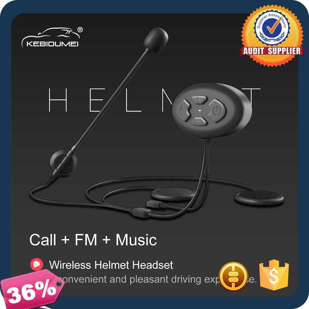 Dk -11 hovedtelefoner motorcykel bluetooth headset hjelm  v4.2 bluetooth intercom motorcykel øretelefoner støjreduktion mikrofon mikrofon