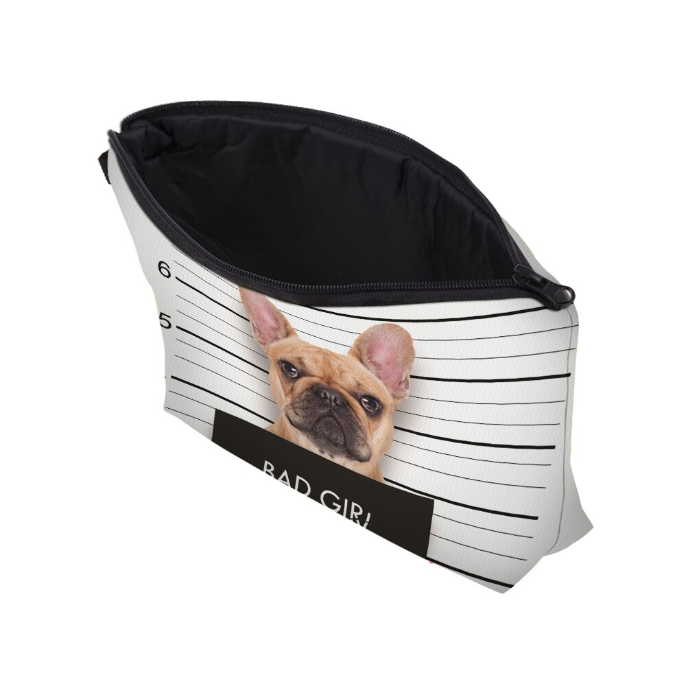 Deanfun 3D Gedruckt Kosmetik Taschen Nette Mops Frauen machen-hoch Organizer Notwendigkeiten für Reisen 50903