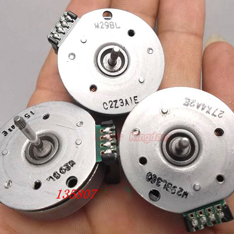 Mitsumi Brushless Motor 3-phase 4-wire 9-pole External rotor DC1.5V Mute BLDC Motor DIY Toy Model Parts