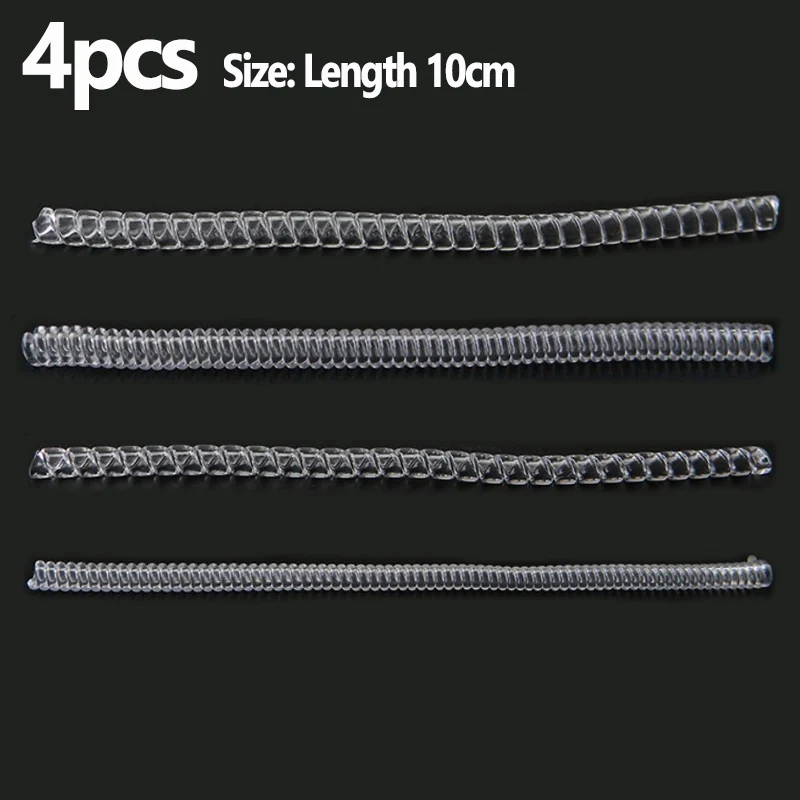 Herramienta reductora de tamaño de anillo, cuerda de resorte ajustable, sujetador elástico de resina, adecuado para todos los anillos, cortable, Invisible, cuerdas de protección sin costuras: Gris