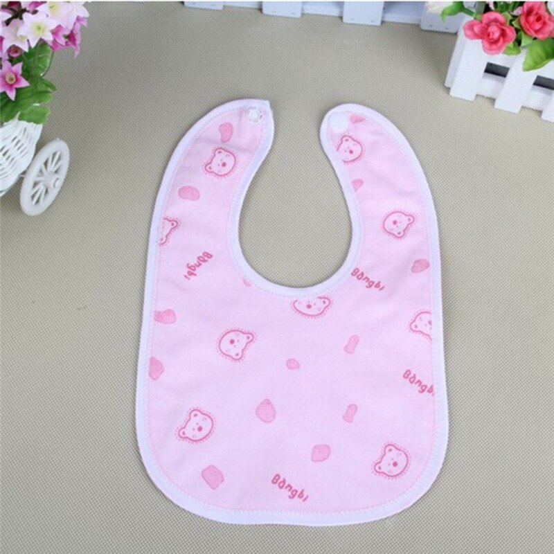 Baby Bib Crystal Velvet Waterproof Baby Care Feeding Printing Bibs Towel Multi Color Random Color