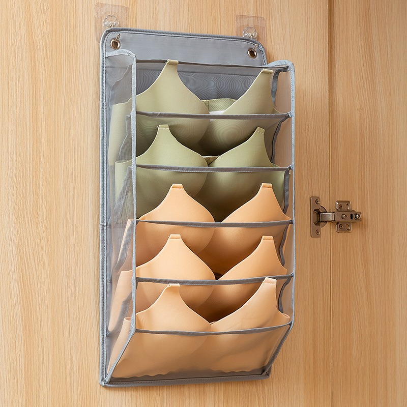 4 stuks ondergoed panty opslag hangende tas wandmontage beha opslag organisator rek thuis closet organisator opbergzakken