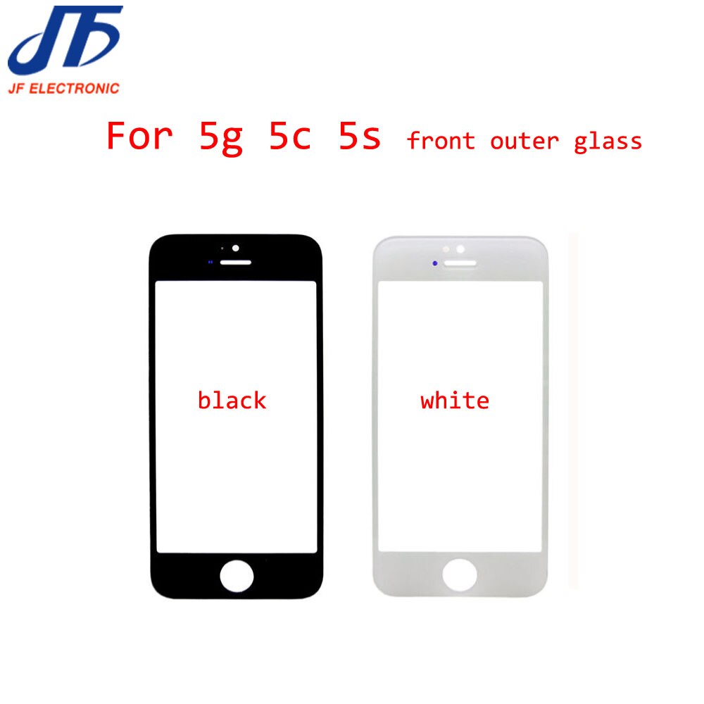 Voor Outer Glas Voor iPhone 5 5G 5 S 5C LCD Touchscreen Digitizer Glas Lens Reparatie 10 stks/partij