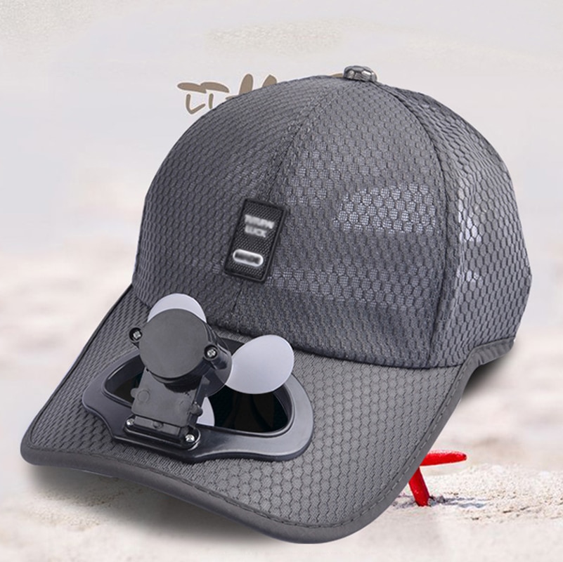 Zomer Fan Cooling Baseball Cap Hoed Usb Opladen Ademend Schaduw Zonnebrandcrème Hoed Vereist Vissen Zomer Sport Outdoor