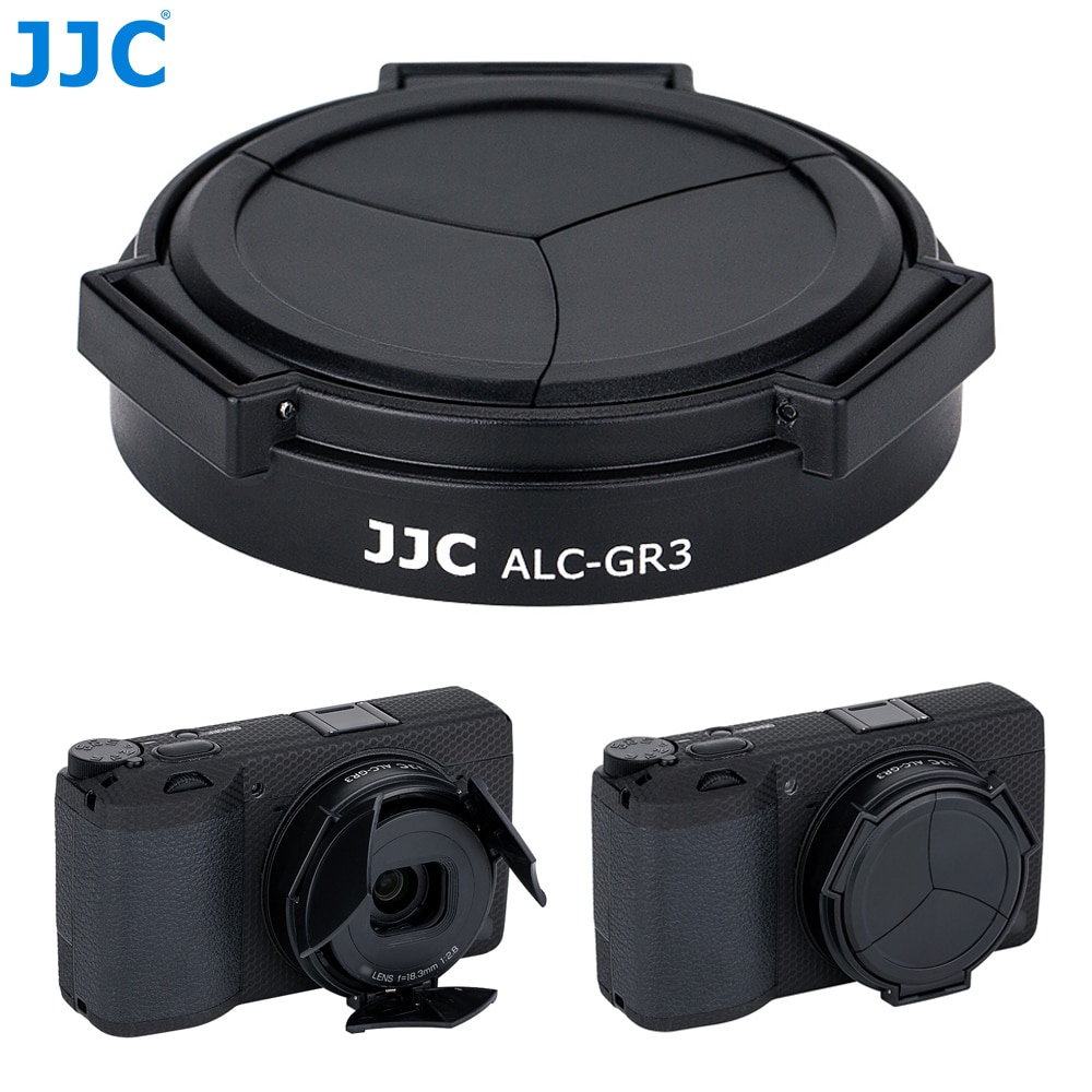 JJC-Tapa de lente automática para cámara Ricoh GR III GR3 GR IIIx GR3x, soporte Protector, accesorios de fotografía