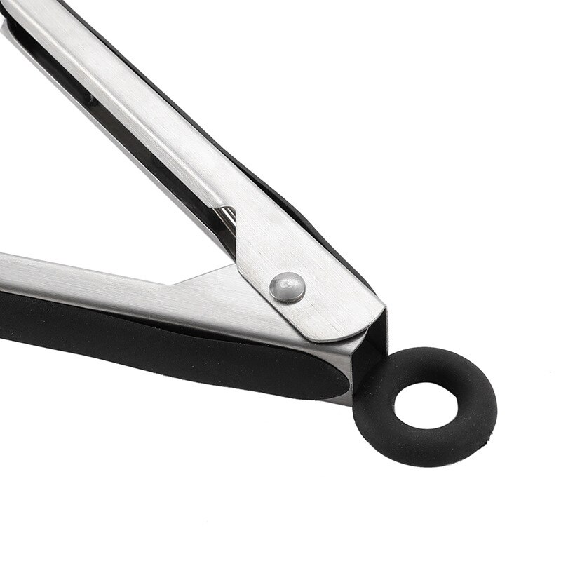 Heat-resistant food tongs non-slip nylon bread tongs barbecue salad bread cooking food serving tongs kitchen tools