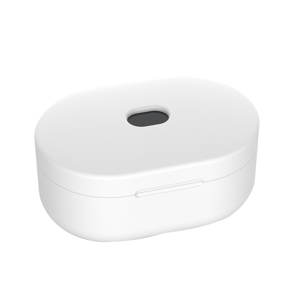 Funda de silicona para auriculares Xiaomi Redmi AirDots, carcasa para auriculares inalámbricos por Bluetooth, TWS, 1, 2 cajas: White