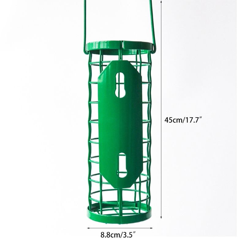 Bird Feeder Bird Wild Outdoor Garden Tree Hanging Ports Seed Feeder Food Contain 667B