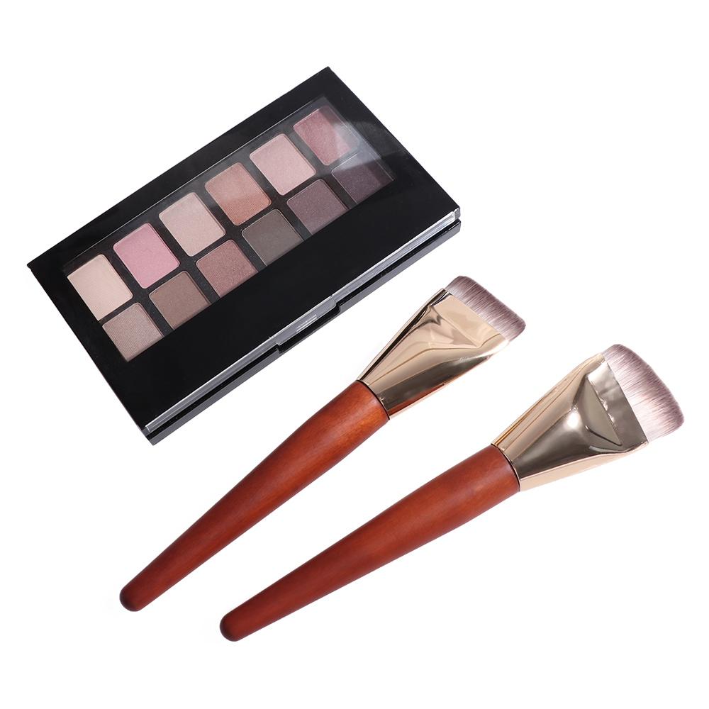 Pinceau de maquillage ultra fin pour femmes, outils de maquillage, fond de teint lisse, léger, contour plat, biseauté multifonction