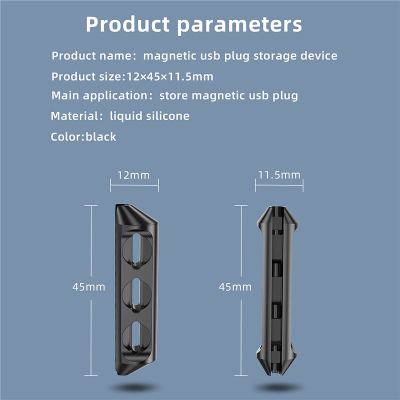 1/3/5PCS Magnetische Ladung Typ C Micro USB Für Magnetische Stecker Lagerung Gerät Lade Adapter Stecker magnet Ladegerät Stecker Lagerung Box