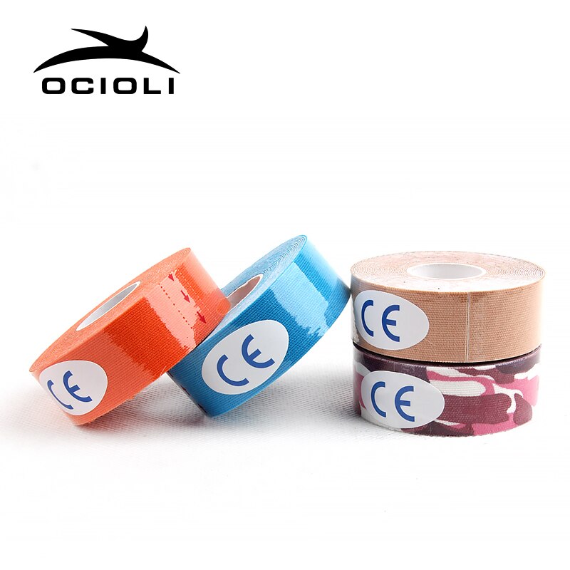 2.5cm x 5m kinesiologietape kinesiotape elastische katoenen kleefband sport spierpleister tape rekverband sticker