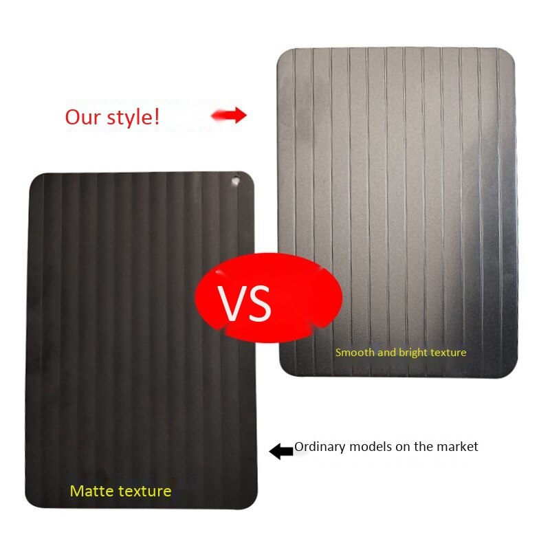 Fast Defrosting Tray Thaw Freeze Food Meat Fruit Quick Defrosting Plate Board Defrost Kitchen Gadget Tool