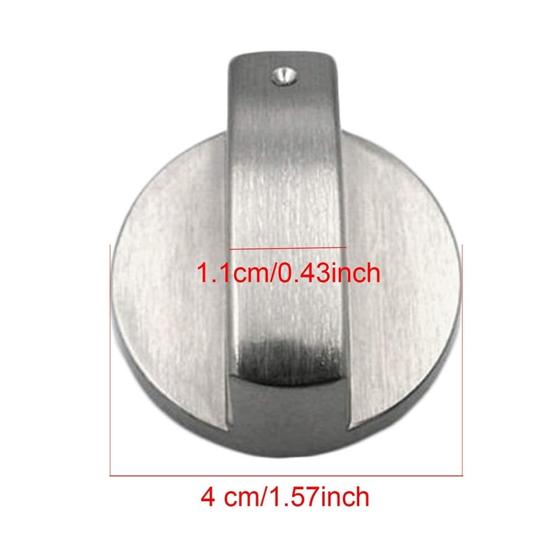 8 stk sinklegering dreiebryter kontrollknotter erstatningstilbehør til kjøkkenkomfyr gasskomfyr steketopp (diameter : 8mm/ 0)