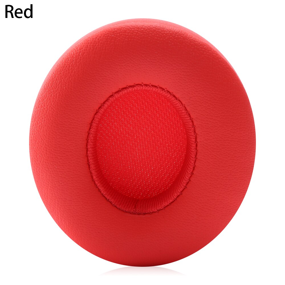 Voor Beats Solo 3 2 Draadloze Oorbeschermers Hoofdtelefoon Accessoires Ultra-Zachte Spons Oordopjes Oordopjes Vervanging Oorkussens Kussen: red