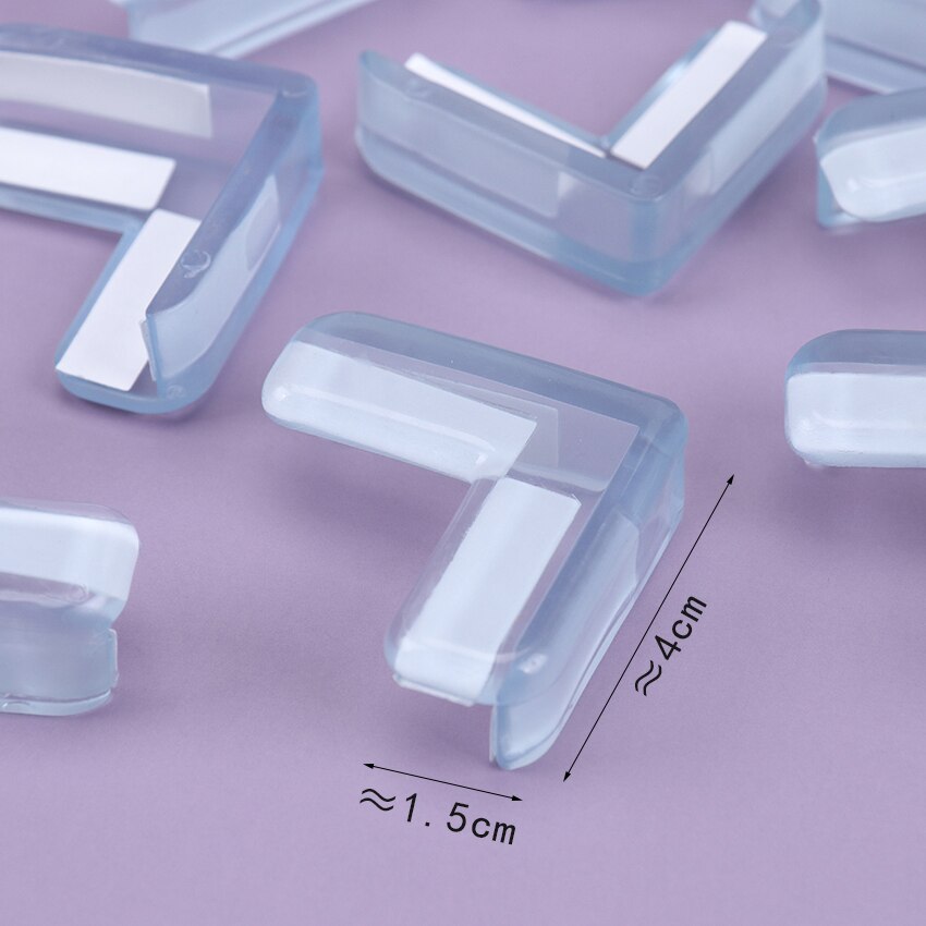10Pcs Baby Veiligheid Siliconen Protector De Hoek Edge Protection Cover Kinderen Anti Botsing Rand Kind Corner Guards
