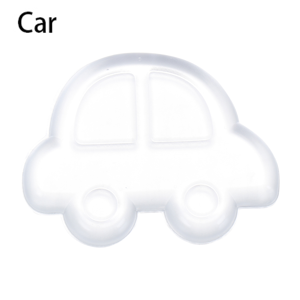 Mute Deur Stoppers Muur Bescherming Veiligheid Schokdemper Deurklink Bumpers Security Pu Waterable Transparante Muur Protectors: Bruin