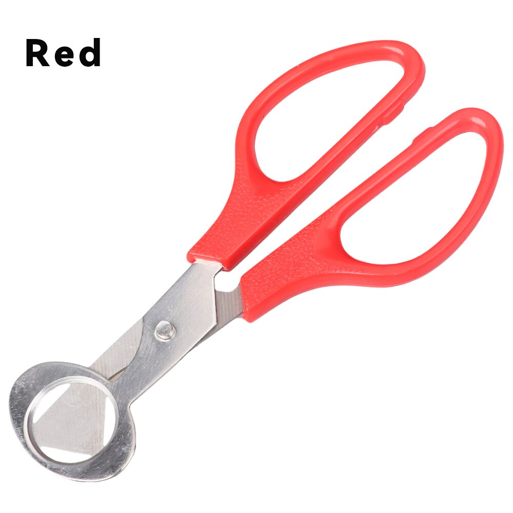 Kwarteleitje Schaar Metalen Cutter Shell Opener Roestvrijstalen Gekookt Ruwe Ei Scharen Keuken Gereedschap Accessoires Voor Vogel, Duif: Red