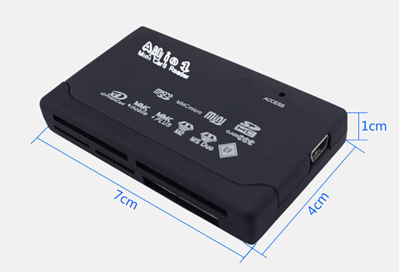 Alle In 1 Een 6 In 1 Usb 2.0 Externe Geheugen Kaartlezer High-Speed Adapter Cipher Doos Stijl voor Pc Laptop Computer Tablehot