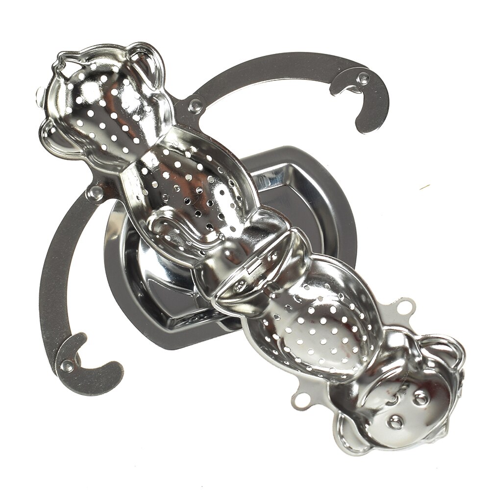 1PC Stainless Steel Monkey Shape Tea Leaf Infuser Lovely Tea Strainer Filter