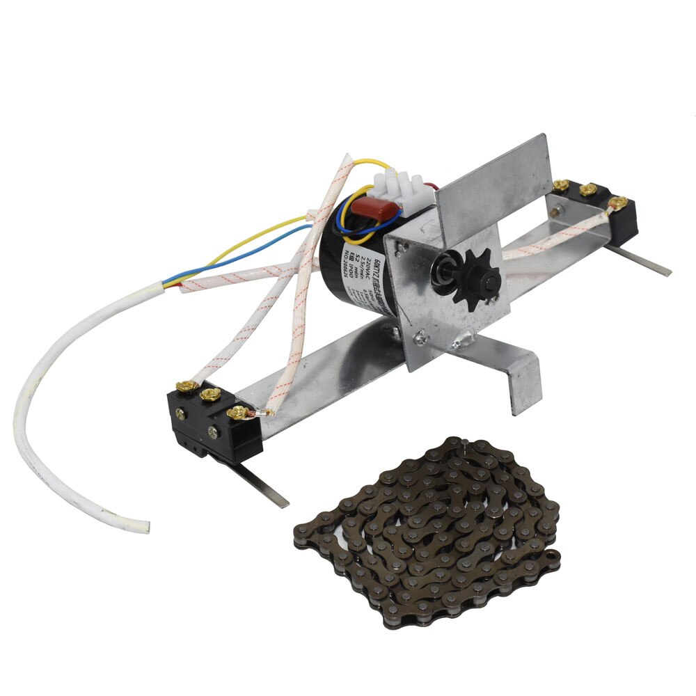 Poultry hatching system 220V Motor With Gears Automatic Egg Turning System Chain100cm Chick Hatching Incubator Accessories 1set