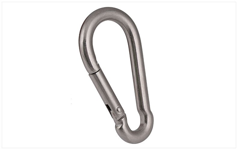 Boucle de sécurité d'escalade en acier inoxydable, 2 pièces