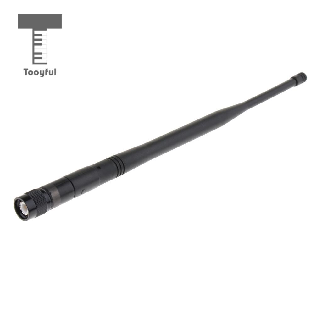 Tooyful UHF Wireless Microphone Mic Gain Antenna Signal Line Black - TNC/BNC
