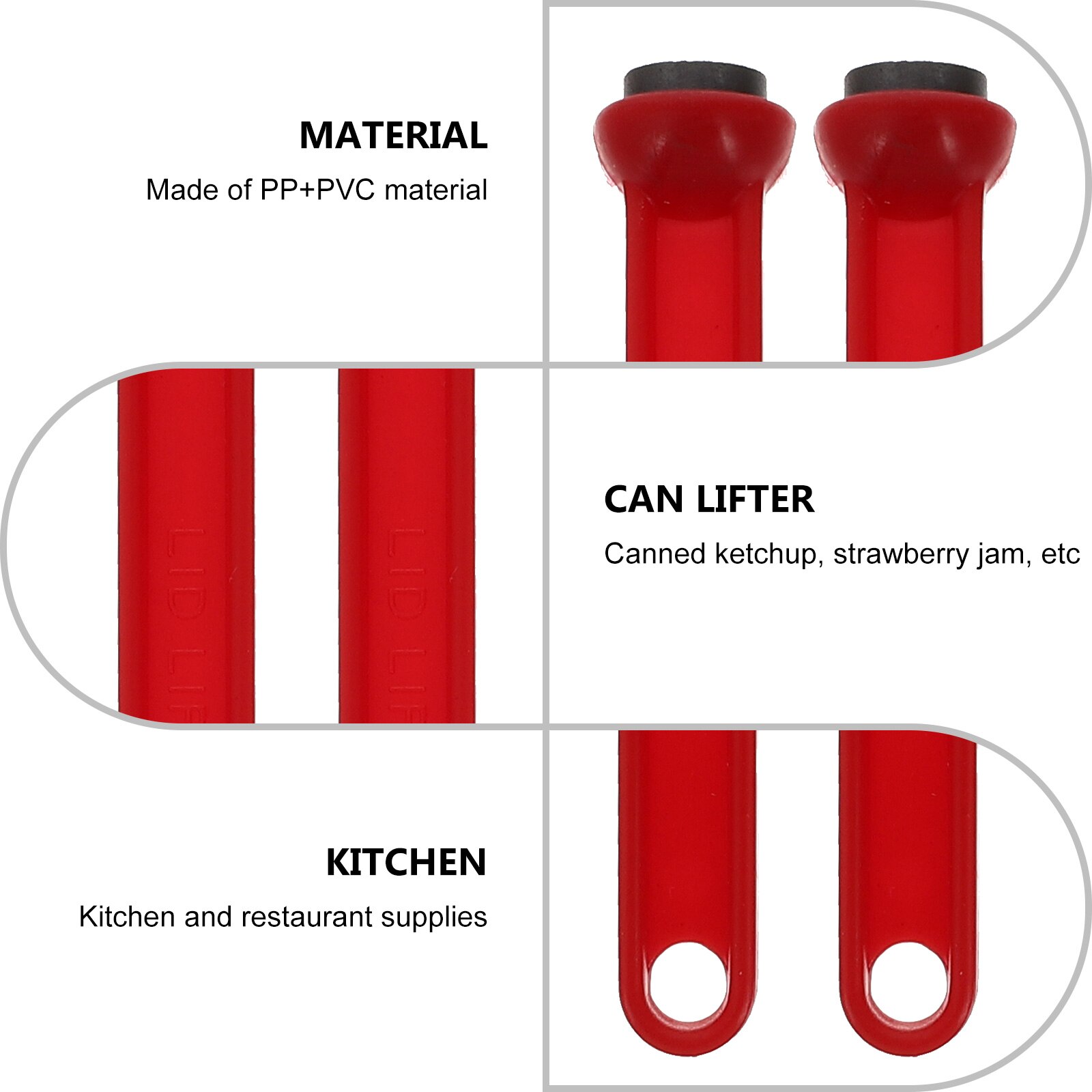 10Pcs Kitchen Canning Tools Household Canning Tools Magnetic Can Lifters for Restaurant Shop Kitchen