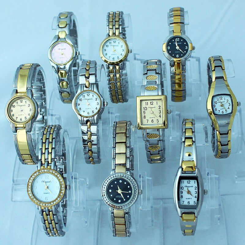 10 pcs Mixed Bulk Veel Luxe Dame Horloges Vrouwen Horloges Magic Vrouwen Armband Horloge Dames Polshorloge Vrouwelijke JBT1