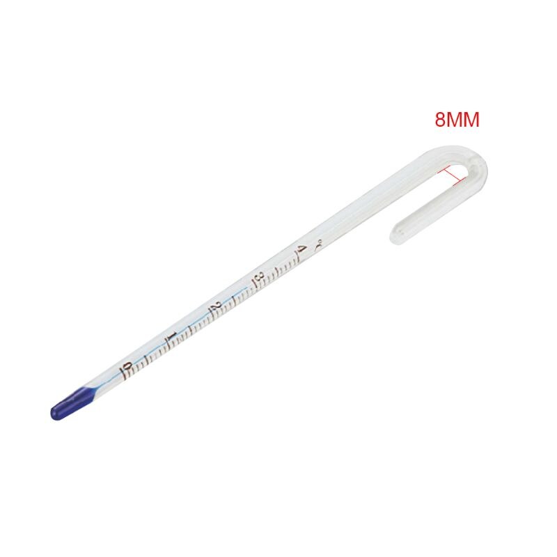 Acuario en forma de U colgando en el termómetro de vidrio gancho Monitor de temperatura para 6mm 8mm 10mm 12mm 15mm de espesor pecera de vidrio: 02