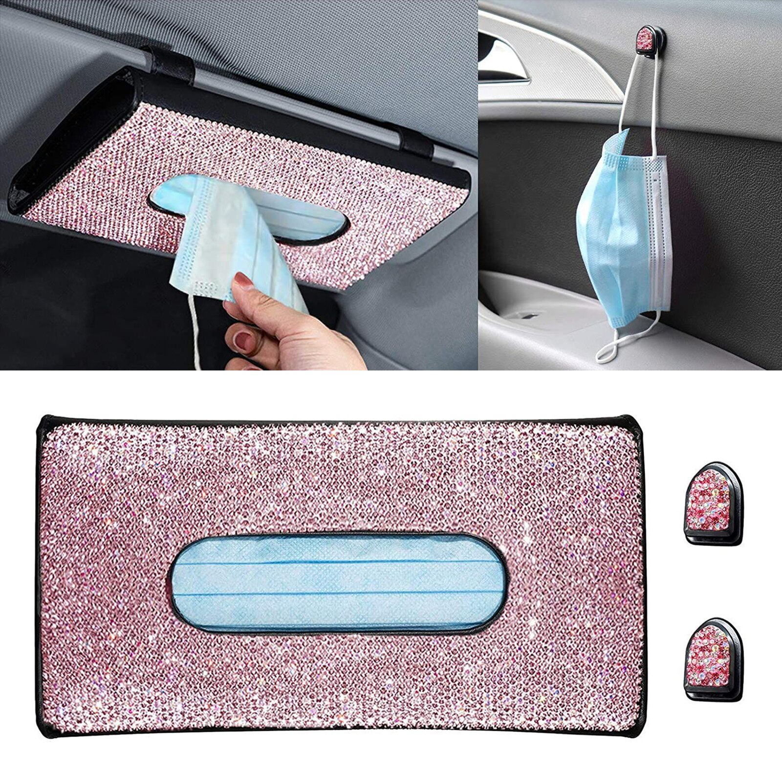 Clip De Rangement Masque Pliable Sac Portable En Plastique Masque
