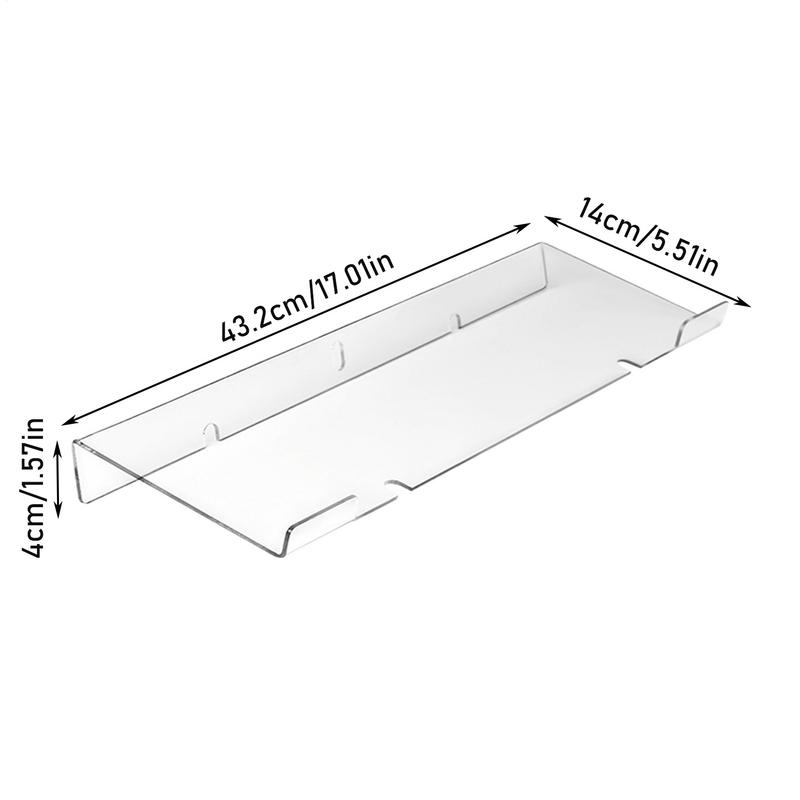 Suporte de teclado acrílico confortável suporte de teclado inclinado ergonômico suporte de bandeja de teclado acrílico para mesa casa escola
