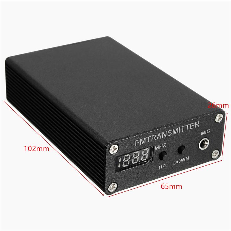 5w stereo digital fm-avsender fm-radiosender mini fm-radiostasjon