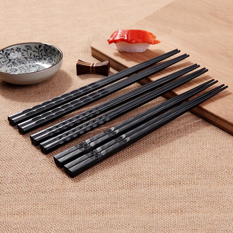 1 paar Nicht-Unterhose Stäbchen Legierung Stäbchen Mehrweg Stäbchen dauerhaft Sushi Stäbchen Chinesischen Essstäbchen