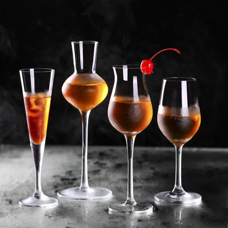 Krystal glas whisky smag kop vin smag kop duft kop cocktail kop lille vin kop tulipan kop