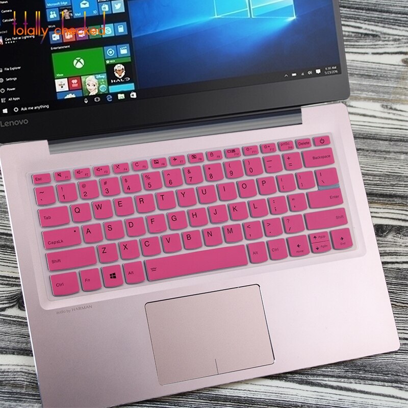 Pour lenovo ideapad c340-15iil c340-15iwl C340 15iil 15iwl 15 15.6 pouces C340-15 ordinateur portable Silicone clavier couverture peau protecteur: pink