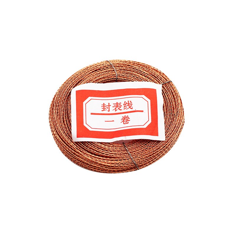 30M/Roll Copper seal wire 50M/Rool Iron wire Two Shares Copper Lead Sealing Wire Used With Various Seals Anti-theft Lead Beans