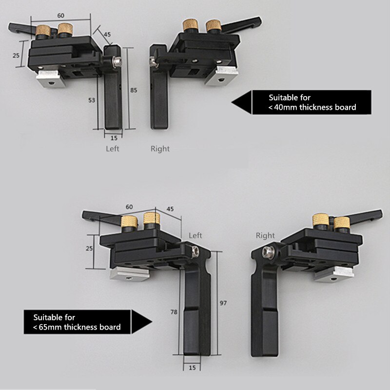 Scale Rail Miter Track Stop Limit T-Track T-Slot M... – Grandado