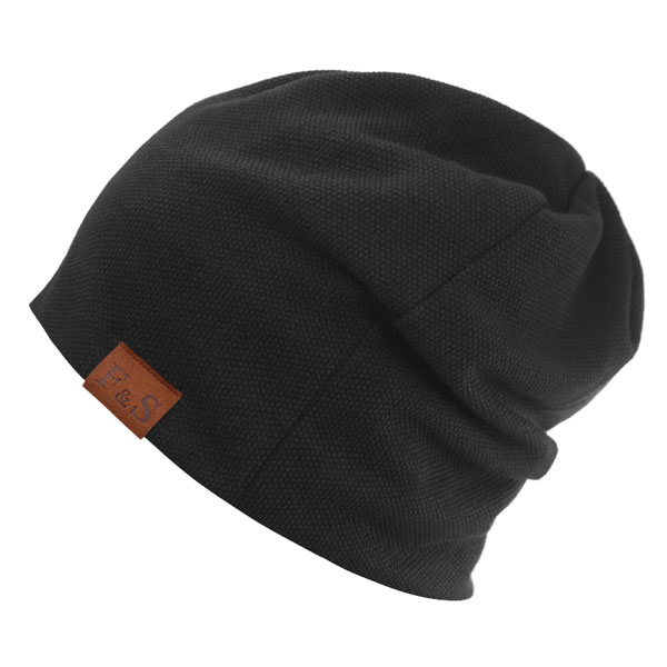 Skullies Beanies Knitted Hat Men Autumn Hats For Men Bonnet Gorras Skull Mask Soft Male Balaclava Women Winter Beanie Hat Cap: black