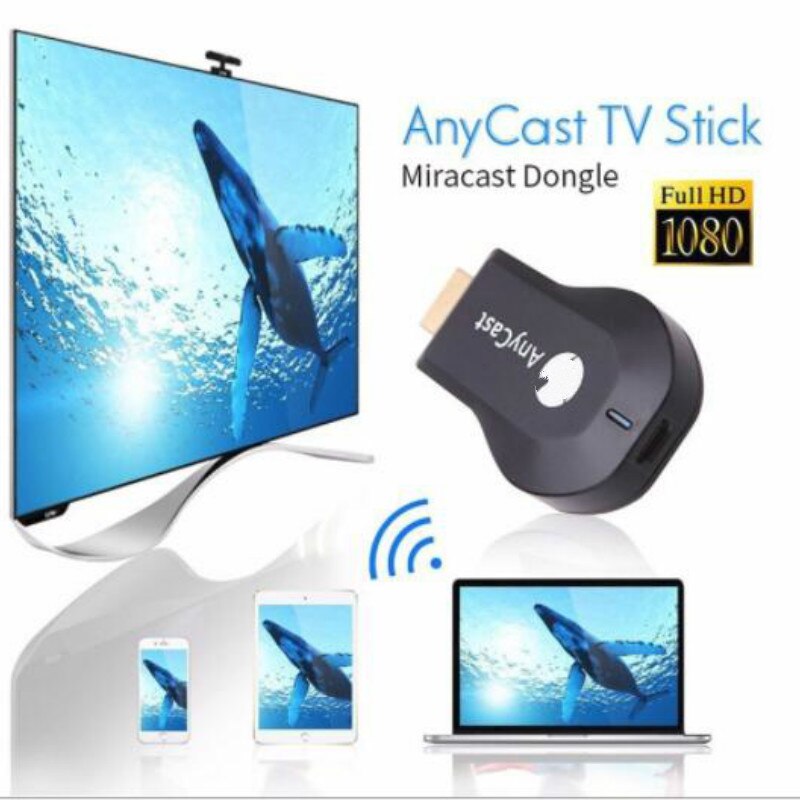Newest 1080P Anycast m4plu mirroring multiple TV stick Adapter Mini Android HDMI WiFi Dongle Any cast
