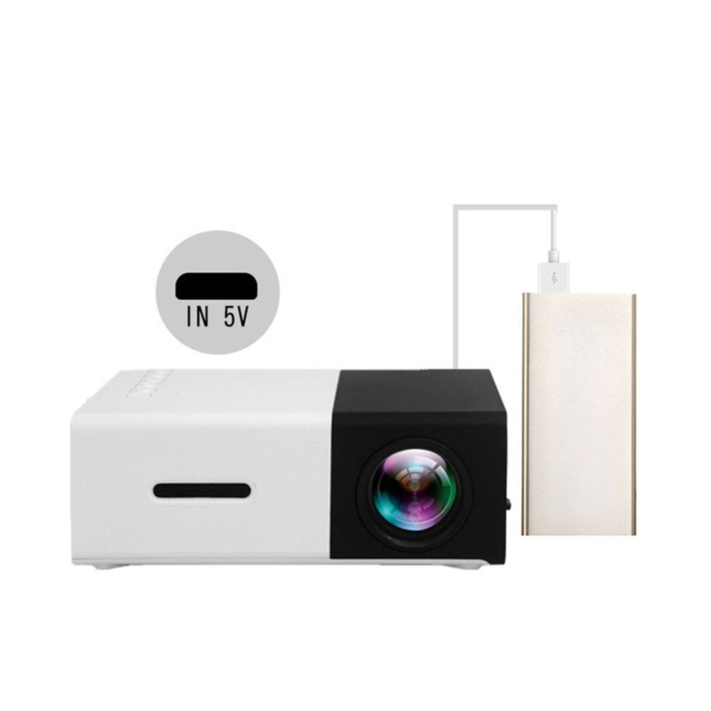 YG300 Projector Mini LCD LED Proyector 400-600 lumens 320x240 Pixel Best Video Beamer for kids