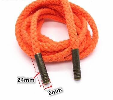 Pantalon de survêtement à tête en cuivre pour lacets de Sport, 1 pièce, cordon de serrage, corde tressée, ceinture, à capuche, bricolage, fournitures: G
