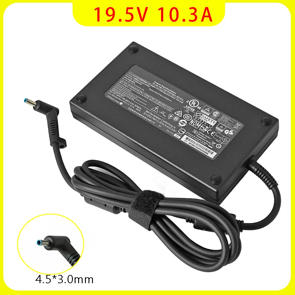 19.5V 10.3A 200W Laptop Adapter For HP ZBook 17 G3 G4 TPN-CA03 A200A008L 815680-002 835888-001 15-CE004LA Power Supply
