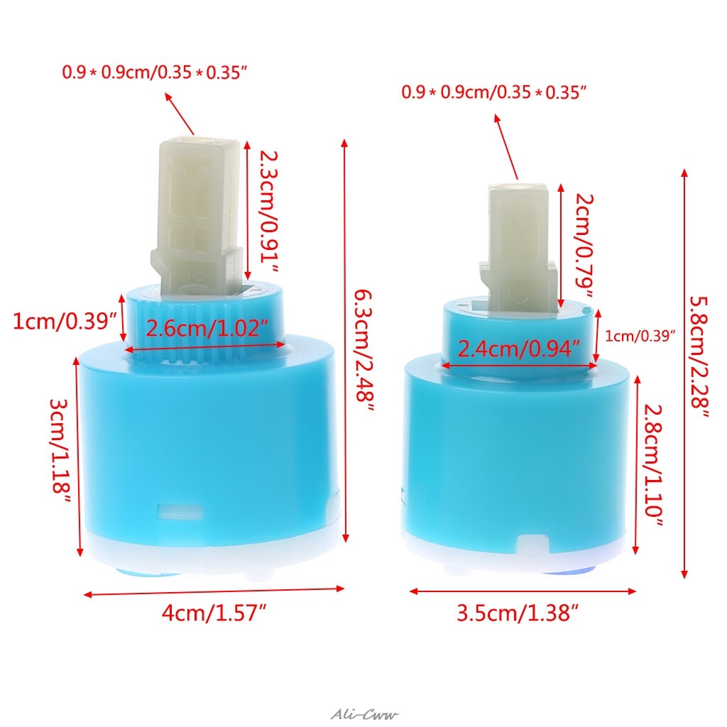 35/40mm Ceramic Disc Cartridge Cold Water Mixer Tap Inner Faucet Valve