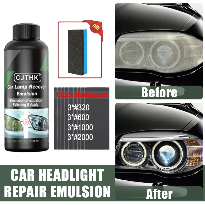 Auto Scheinwerfer Restaurierung Polieren Bausätze Scheinwerfer Reparatur Auto Licht Kratzer Entferner Reparatur Reinigung Einfügen Scheinwerfer Polnischen Flüssigkeit