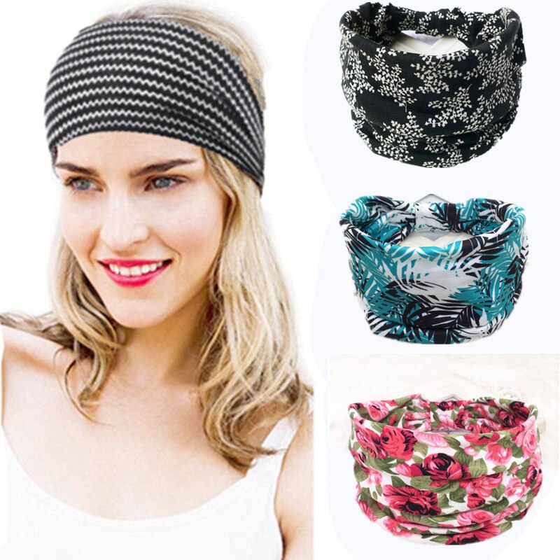 Cotton Yoga Sport Hair Bands Gym Fitness Sweatband Tennis Basketball Sport Safety Accessories Outdoor Running Headband