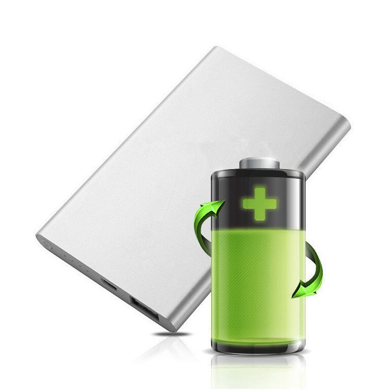 Banco de energía de 12000mah, Banco de energía más bajo 18650, batería externa portátil, batería de respaldo Delgado Ultra